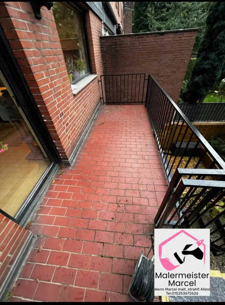 Balkon vorher